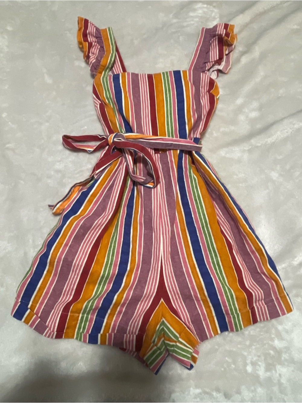 FARM Rio Multicolor Striped Sleeveless Jumpsuit Romper - Picture 1 of 3